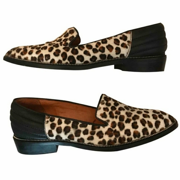 The Kooples Shoes - The Kooples Leopard Ponyhair Loafers